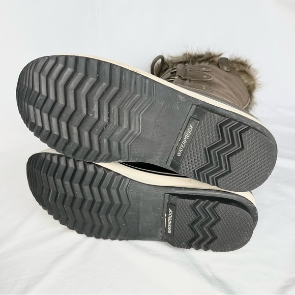 Sorel Joan of Arctic Tall Waterproof Suede Winter Snow Boots Size 10.5 - Picture 12 of 15